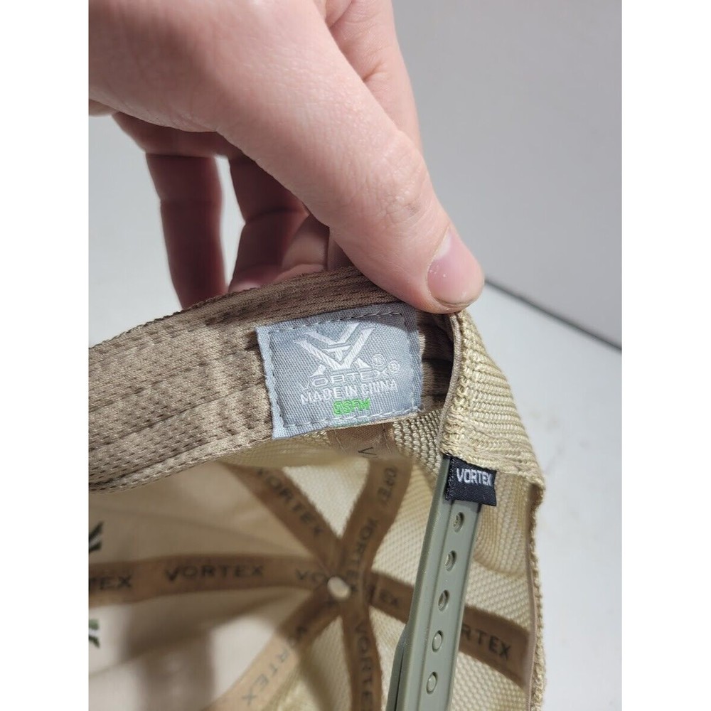 Vortex Optics Olive Green & Tan Mesh Snap Back Hat - Picture 6 of 6